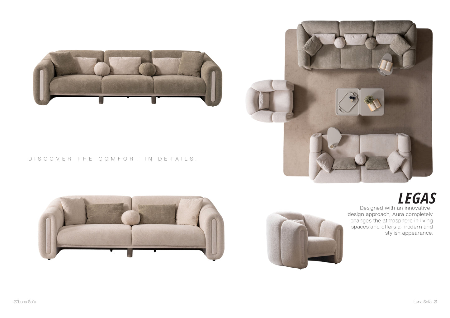 LEGAS SOFA SET