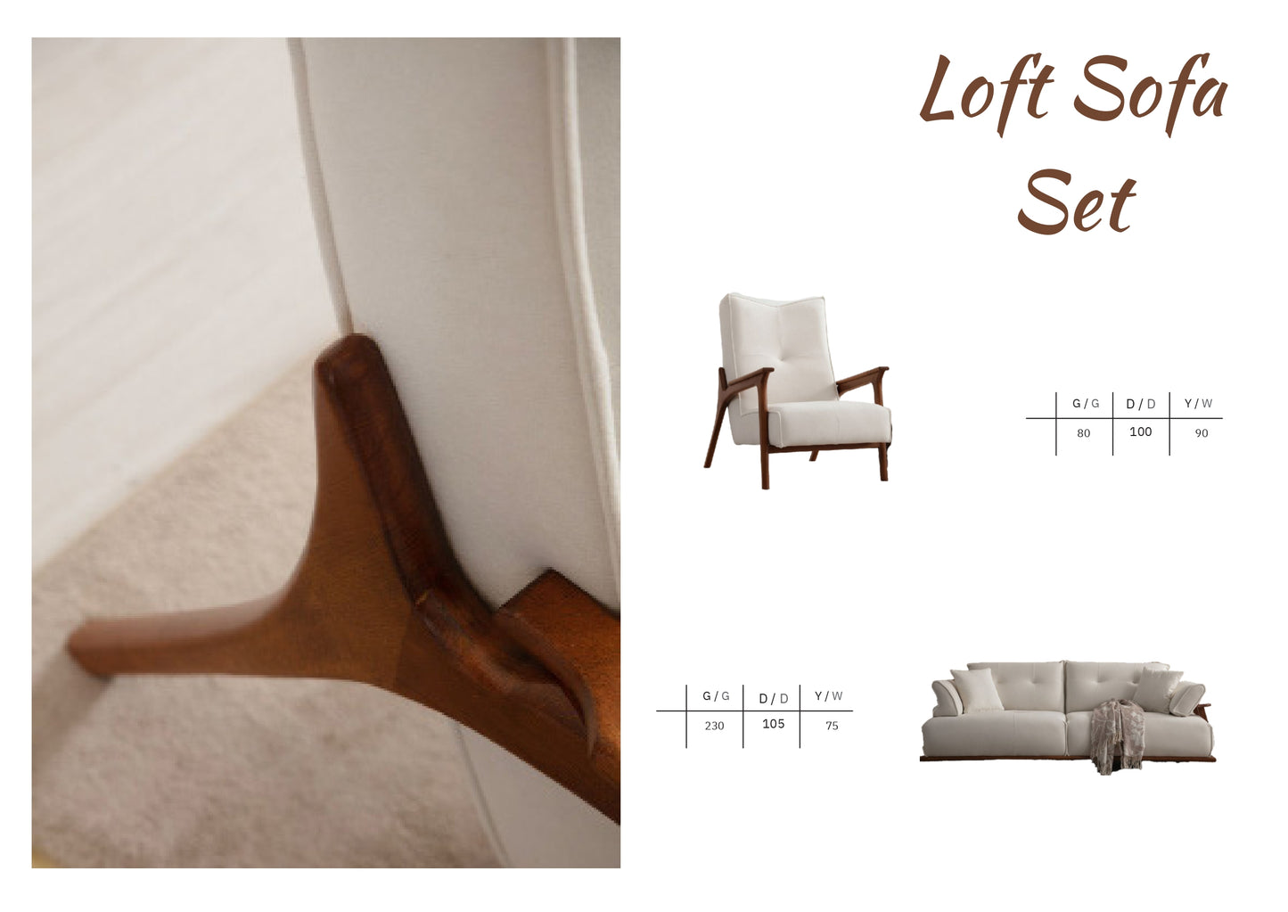 LOFT SOFA SET