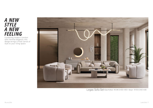 LEGAS SOFA SET