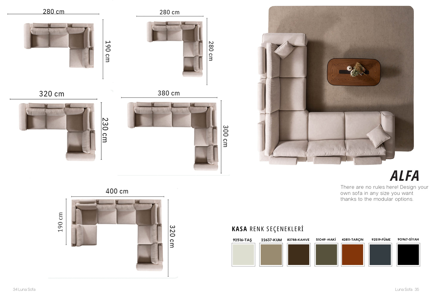 ALFA MODULAR CORNER SET
