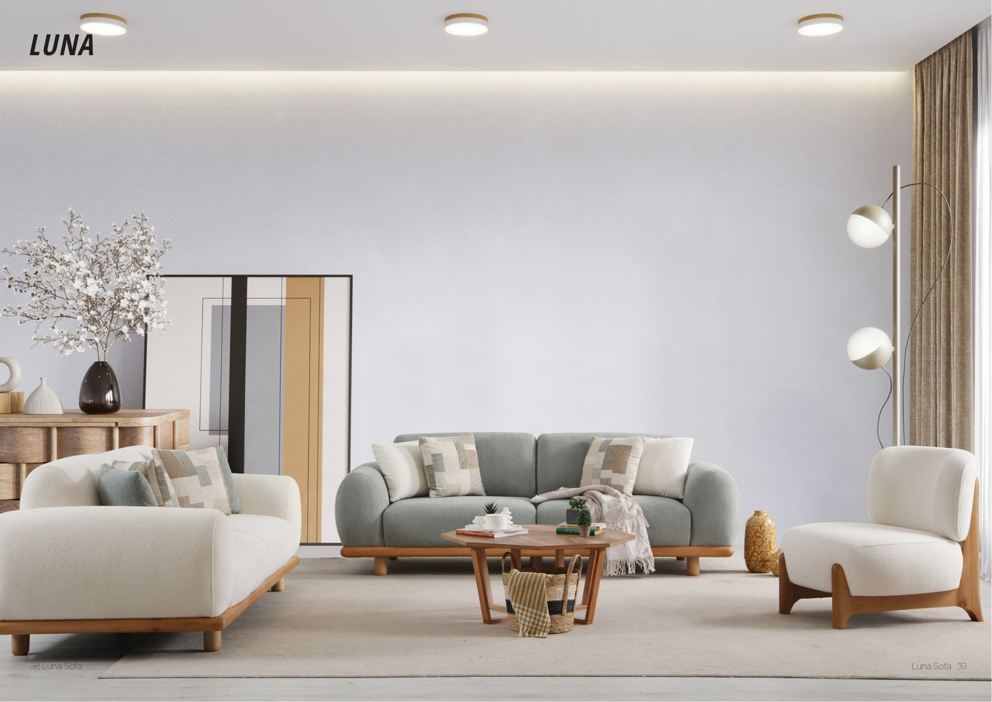 LUNA SOFA SET