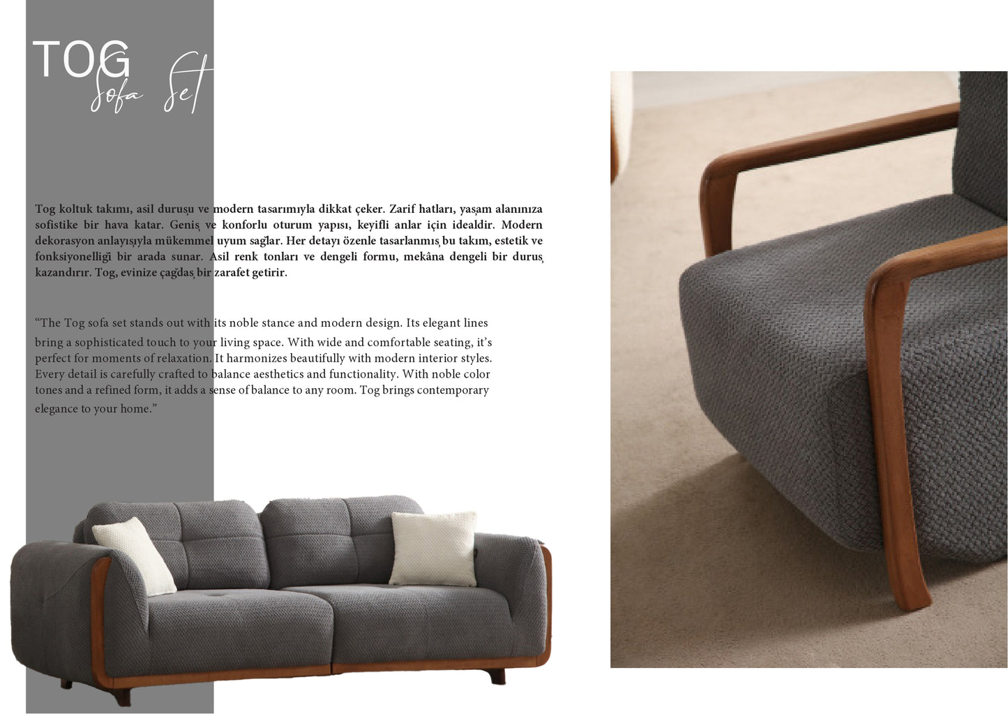 TOG SOFA SET