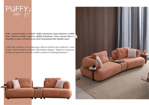 PUFFY SOFA SET