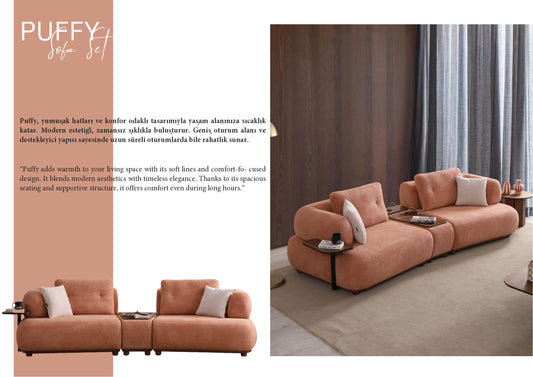 PUFFY SOFA SET