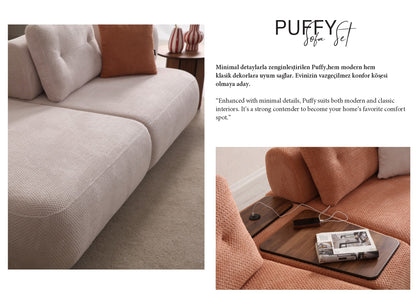 PUFFY SOFA SET