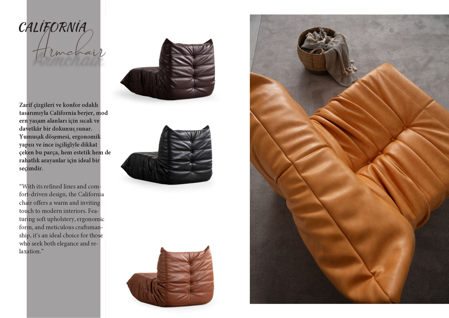 CALIFORNIA ARMCHAIR