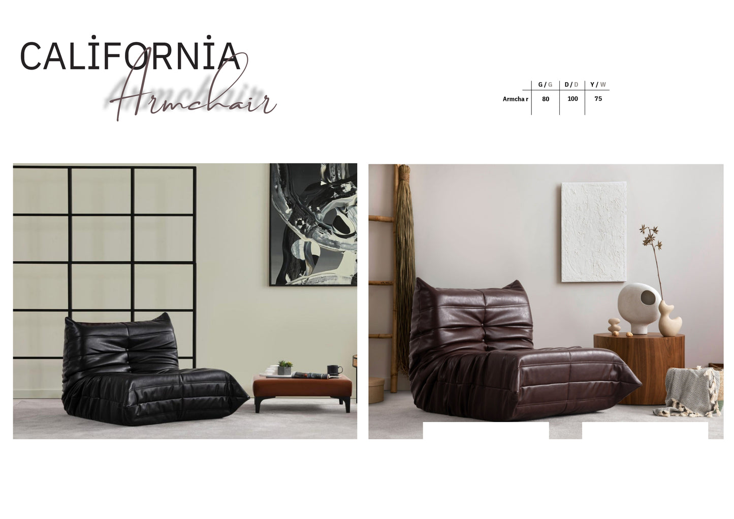 CALIFORNIA ARMCHAIR